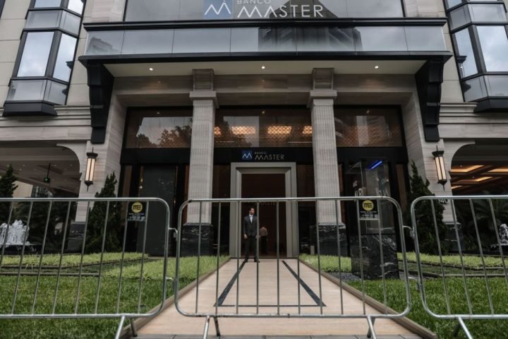 Fachada do Banco Master na cidade de São Paulo — Foto: Fachada do Banco Master n