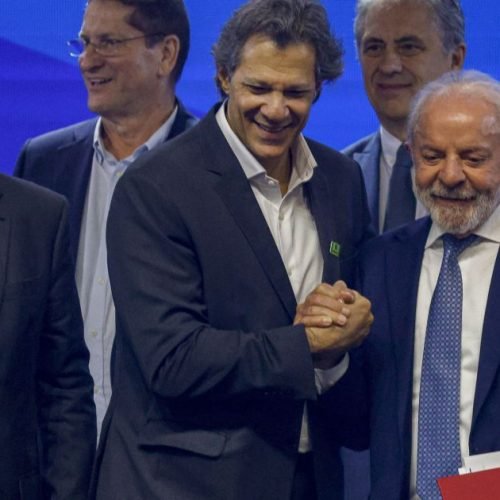 Foto: O presidente Luiz Inácio Lula da Silva, o seu vice, Geraldo Alckmin, e min