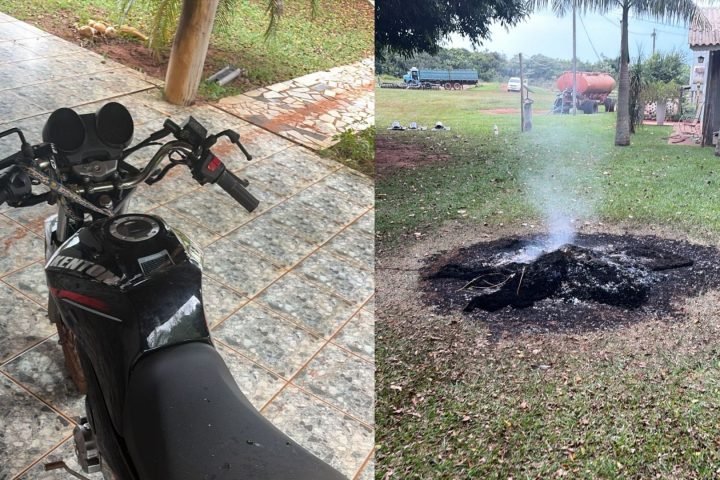 Veículos foram alvo do grupo. (Foto: Fala Povo, Midiamax)