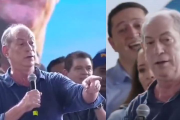Foto: Ciro Gomes comete gafe ao confundir iniciais com apologia ao Comando Verme