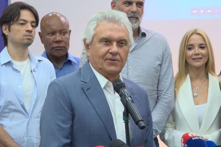 Caiado busca apoio em Minas em agenda com o agro — Foto: Caiado busca apoio em M