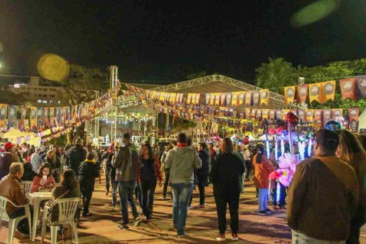 Arraial de Santo Antônio. (Divulgação, PMCG) — Foto: Arraial de Santo Antônio. (