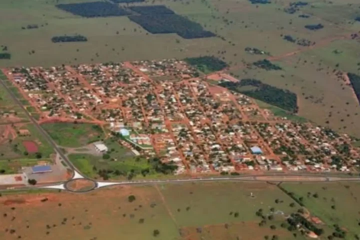 Vista aérea de Nova Andradina. — Foto: Vista aérea de Nova Andradina. (Divulgaçã