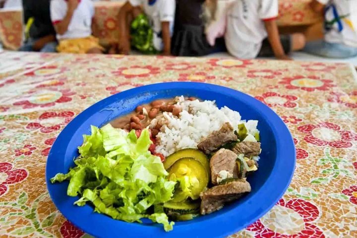 Alimentação escolar tem recursos do Pnae. — Foto: Alimentação escolar tem recurs