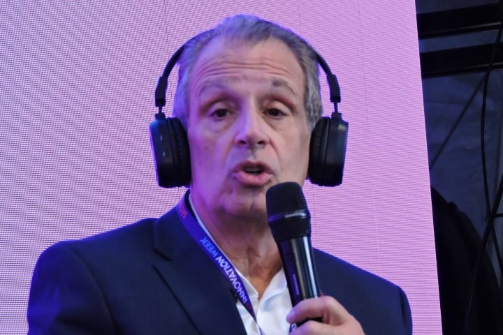 Bap, presidente do Flamengo, na São Paulo Innovation Week. — Foto: Bap, presiden