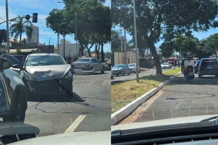 Foto: Trânsito ficou lento na região. (Fala Povo, Midiamax)