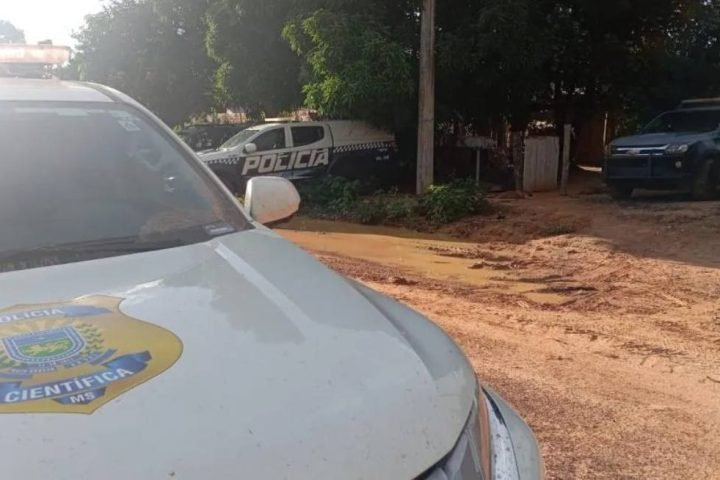 Local onde ocorreu o crime — Foto: Local onde ocorreu o crime (Conexao PG News)