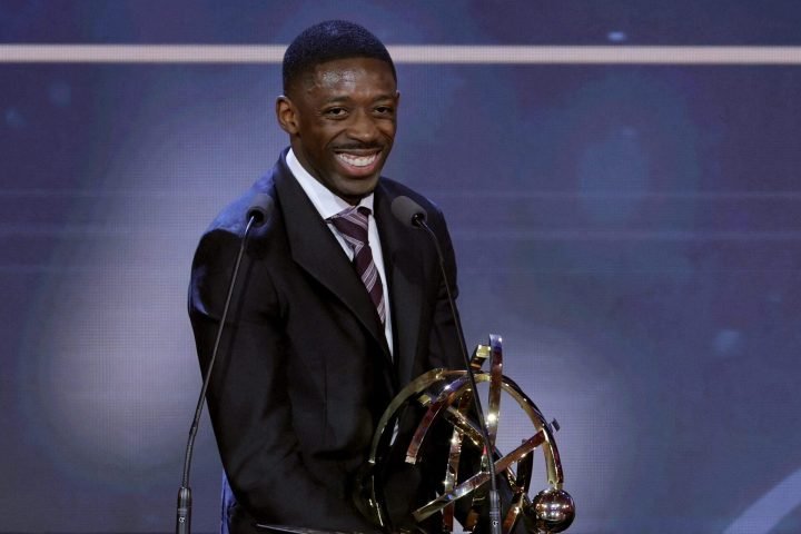 Premiados da UNFP — Foto: Premiados da UNFP (Foto: Thomas Samson/AFP)