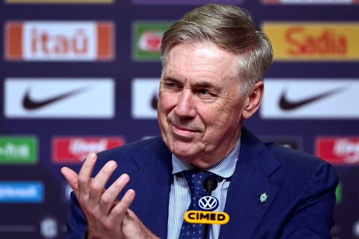 Foto: Carlo Ancelotti, técnico da Seleção Brasileira (Foto: Rafael Ribeiro/CBF)