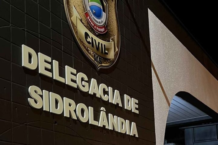 Foto: Autor se apresentou na Delegacia de Sidrolândia. (Foto: Divulgação, PCMS)