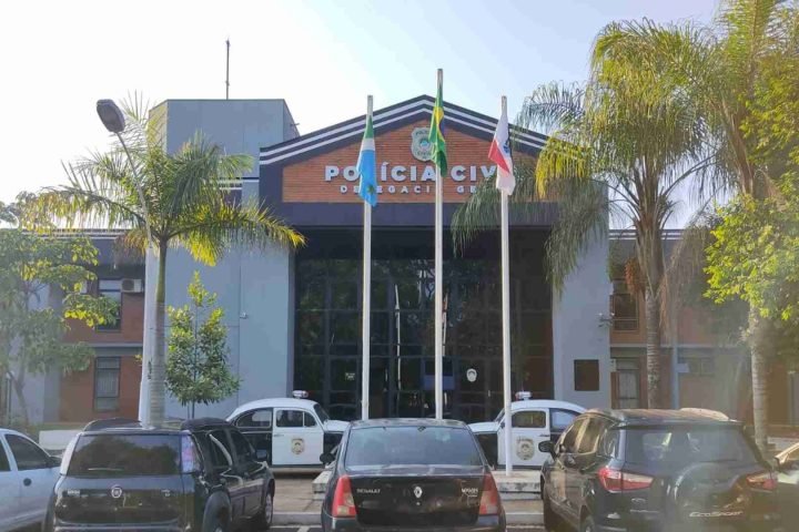 Foto: Edifício-sede da Delegacia-Geral de Polícia Civil, em Campo Grande. (Foto: