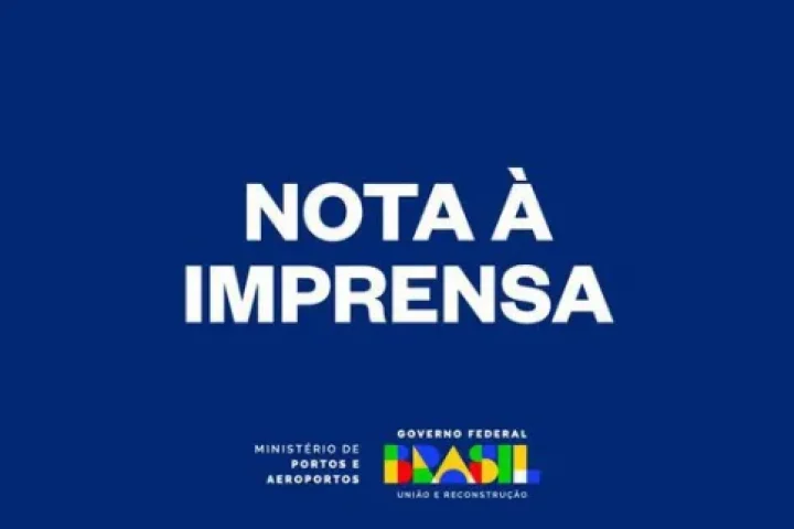 Foto: Foto: Reprodução/Ministério dos Portos e Aeroportos