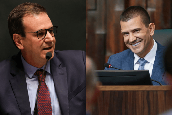 Quaest: Paes lidera 1º turno ao governo do RJ e vence Ruas em 2º turno — Foto: Q