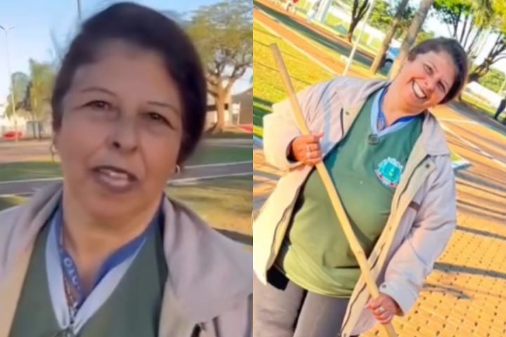 Trabalhadora está sendo aclamada na cidade por sua atitude. — Foto: Trabalhadora