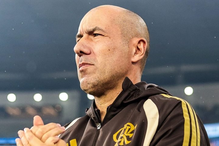 Leonardo Jardim no comando do Flamengo diante do Cruzeiro — Foto: Leonardo Jardi