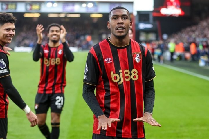 Foto: Rayan marcou o gol de empate do Bournemouth sobre o Everton pela Premier L