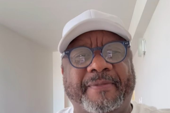 Foto: Marcão, pai de Gerson, manda recado a BAP, presidente do Flamengo (Foto: R